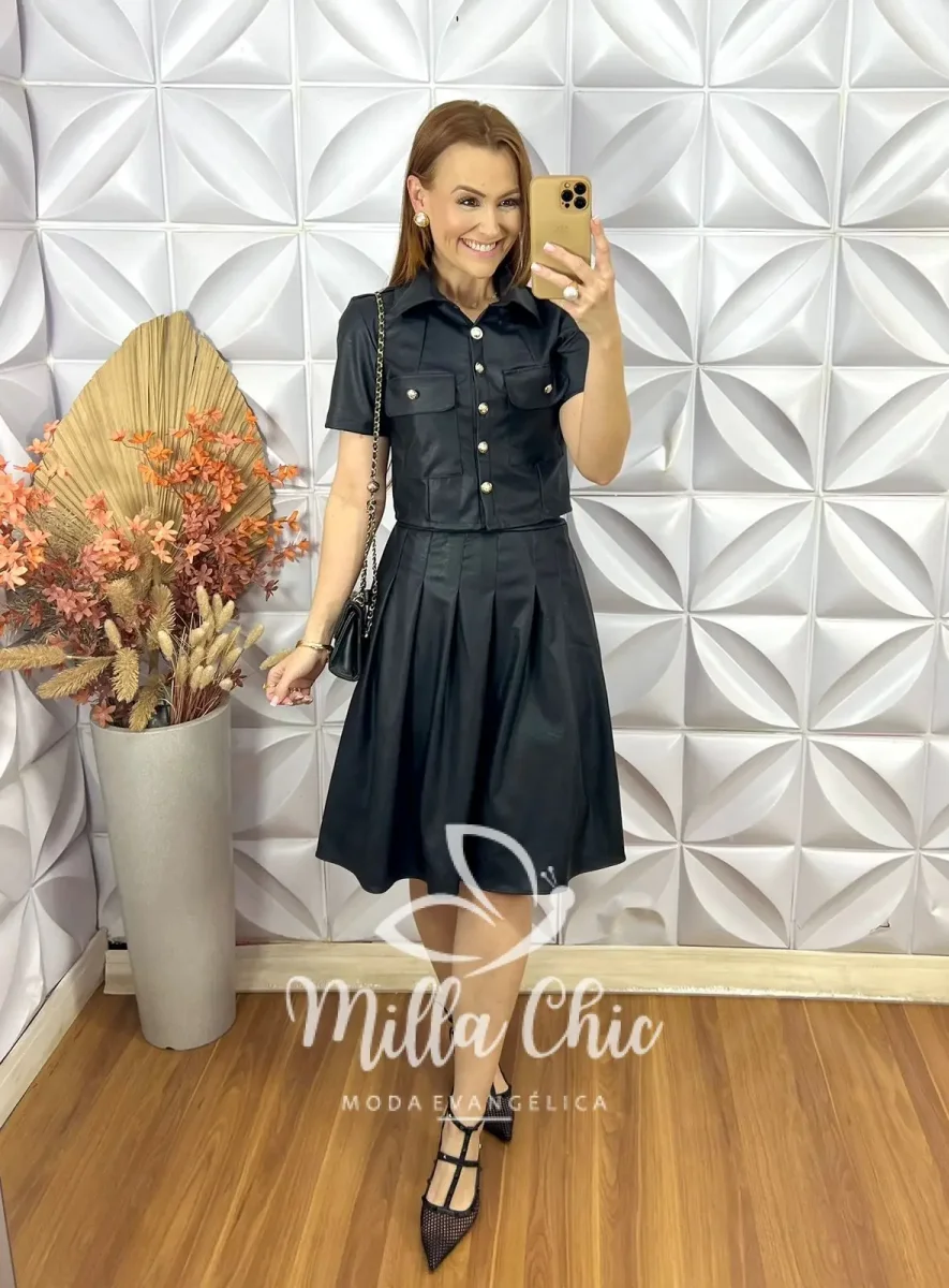 Conjunto França Em P.U – Preto - Image 5