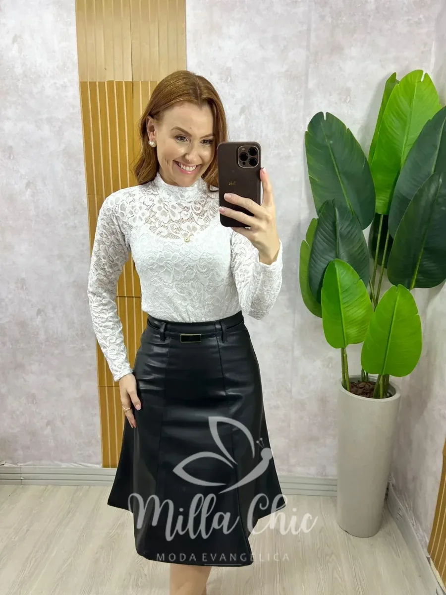 Blusa Encanto em renda – Branca - Image 2
