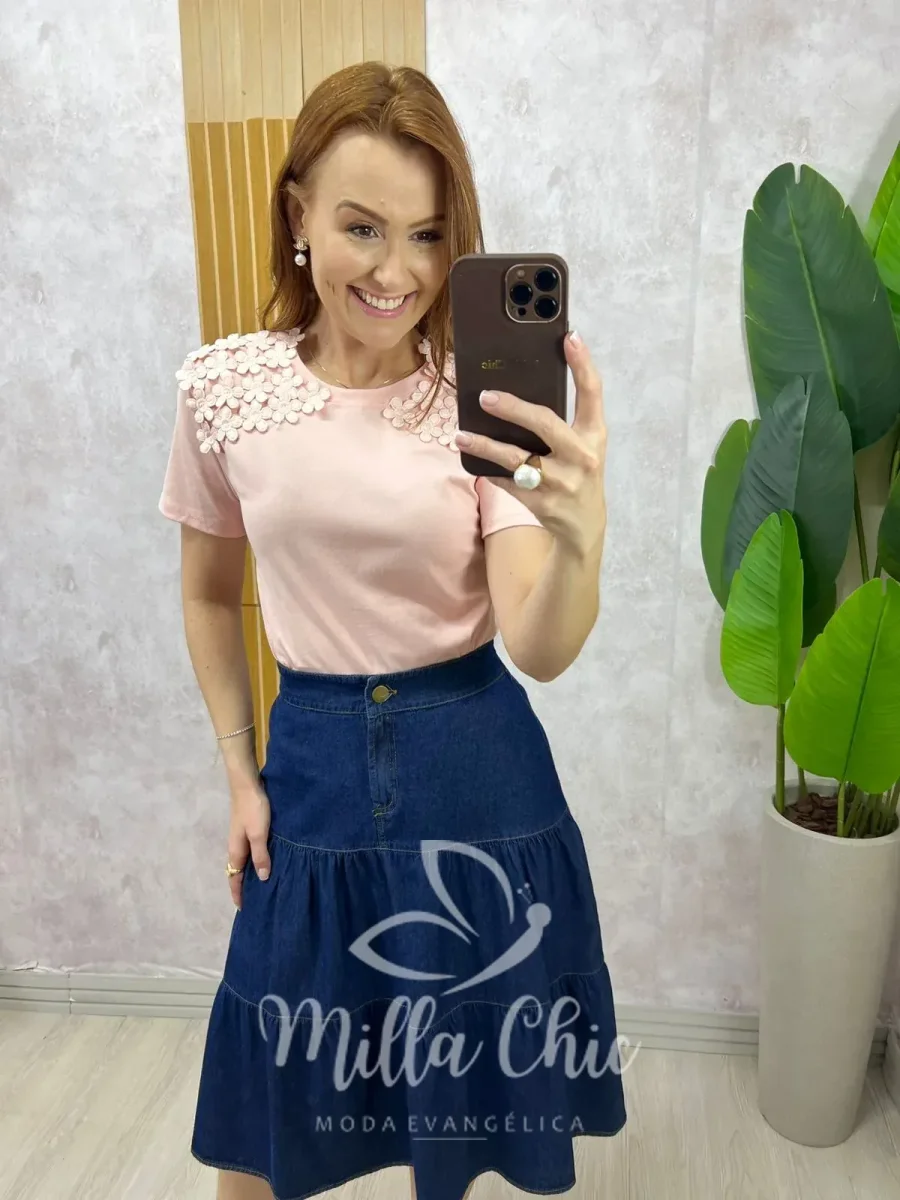 Blusa Florenza – Rosa - Image 3